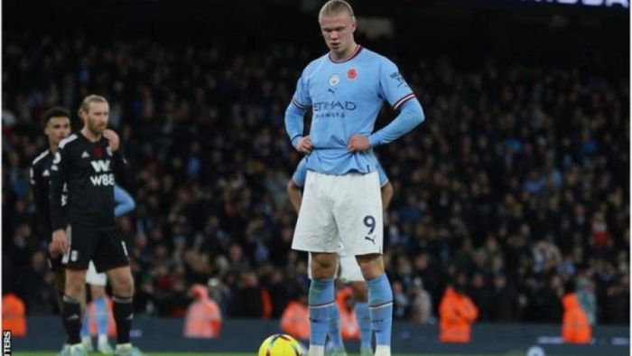 Erling Haaland, Fulham'a karşı hayatının 'en gergin anlarından birini' penaltı aldığını söyledi